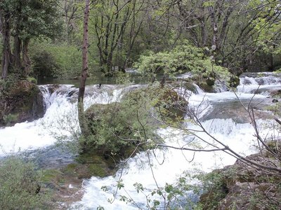 Le plus gros passage de la Buèges en 3+, 4 selon le niveau d'eau...
