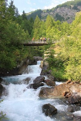 La Triple Chute à l'embarquement sur le Torrent des Oules