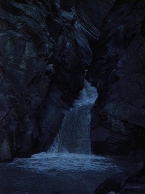 fin de la 2ème gorge (3ème et 4ème chute) vue d'en bas
