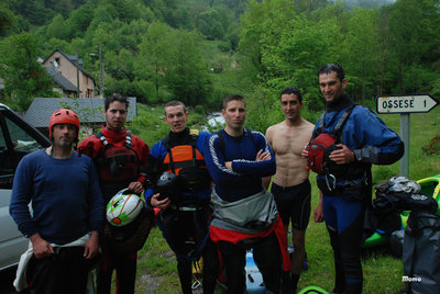 Florian Bérail, Sébastien Peyrilhou et les Angevins après la descente du Cors