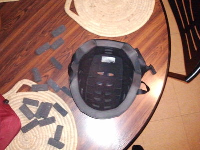 voila la photo de mon casque, c'est un vieux casque de la marque "yak"