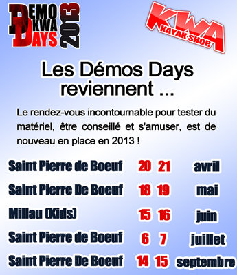Dates des Démo Days 2013