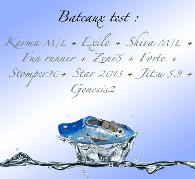 Liste des bateaux test