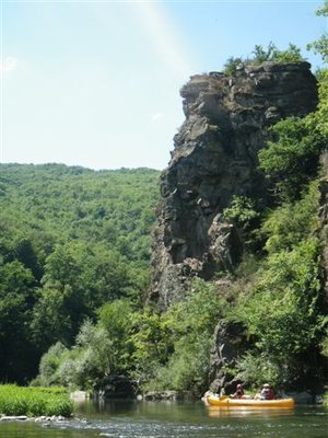 Portion calme des gorges