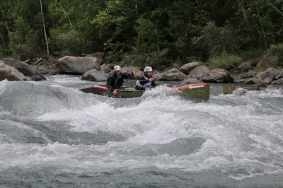 Le bateau lors de la finale sprint. Photo de je ne sais plus qui merci à lui.