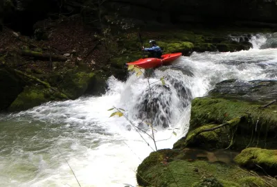 beaucoup des petites cascades pas trop spectaculaire