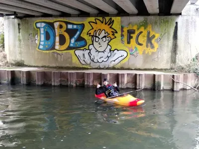 Grafitti à l'embarquement