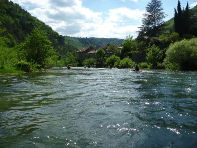 Aval du moulin de Corp