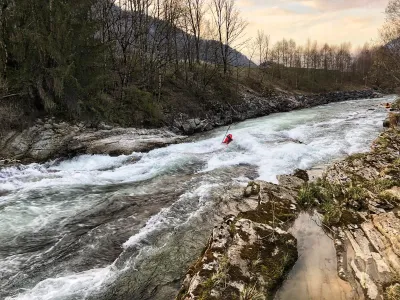 Le Norvégien à 30m^3/s super fun
