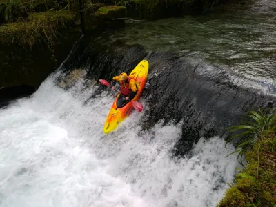 Digue située ds la gorge (photo Ploof)