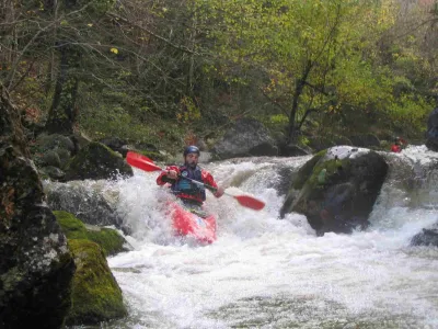 Xav dans la pissette (15/11/2005)