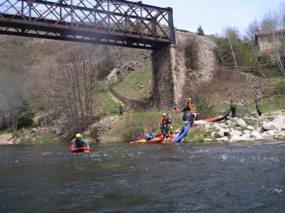 Arrivée au pont de Jonchères