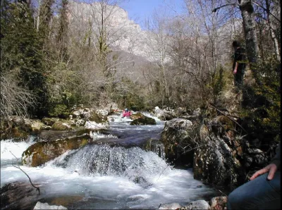 Le premier passage III(4) avec un tout petit niveau d'eau