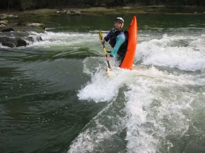 Une petite dernière pour la route ! Bonne pèche de Dub (aout 2003) : ballustrade trouvée dans le contre sous l'eau...