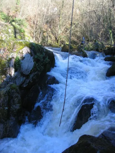 Le brise doigt: Le premier rapide sachant se faire respecter (hein Julle): en deux temps avec départ sur seuil (caché sur la photo). 