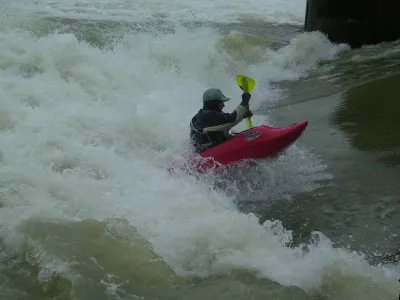 polochon le 1er janvier 2005 dans un niveau d'eau relativement haut
