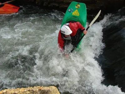 Thomas en blunt avec peu d'eau