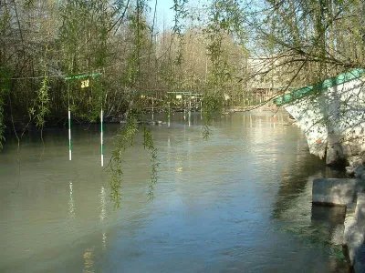 Le bas du bassin vu de l'embarquadère