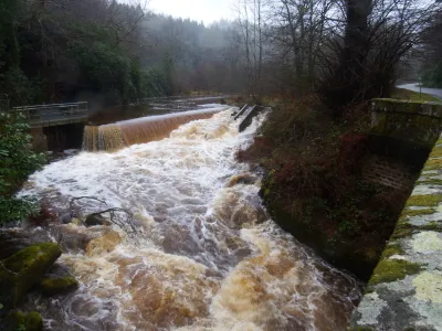 Barrage prise d'eau usine. 1.45 m