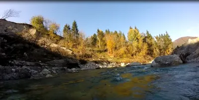 Les abords de l'éboulis (III+)
