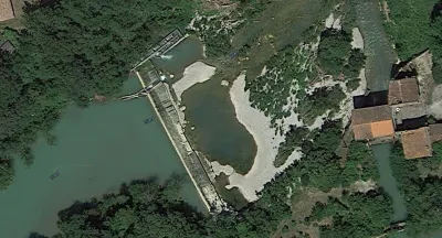 Barrage à proximité de Belpech