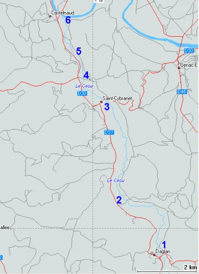 Carte du parcours