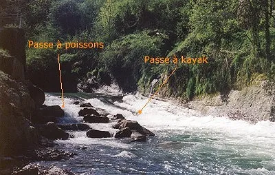 Le seuil juste au dessus du départ à Alby. NE TENTEZ PAS LE PASSAGE !