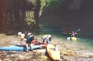 Petite pause au milieu des gorges