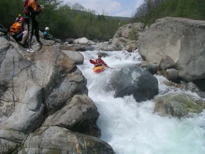 Un passage sympa vers les 3/4 de la rivière