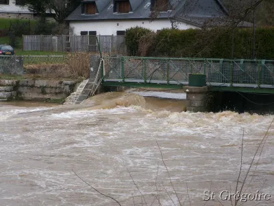 St-Grégoire lord de la crue de 2008