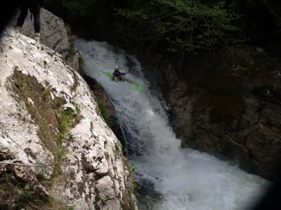 Rui Calado avec sa novelle"sequoia"(Kayak)