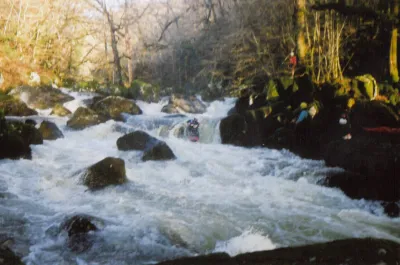Dans les gorges