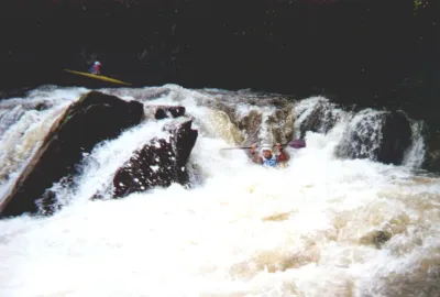 Le saut du Gouloux, par hautes eaux
