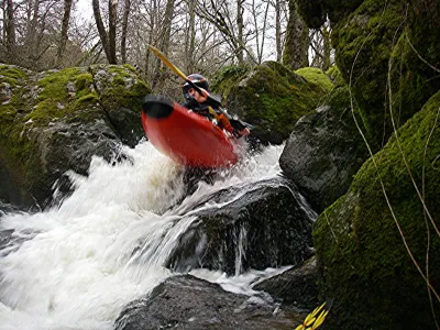 Belle giclée du Gillou à la sortie du passage du départ.