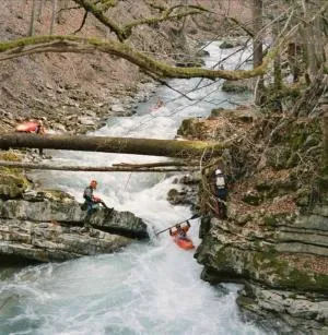 Le premier crux of the run. Photo F.Gaucheran.