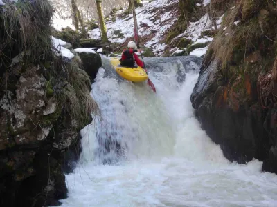 Seuil d'entrée de la gorge, petit niveau d'eau