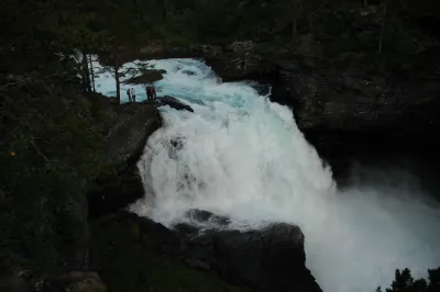 Repérage de Flemmingfossen Photo:Romain Henrard