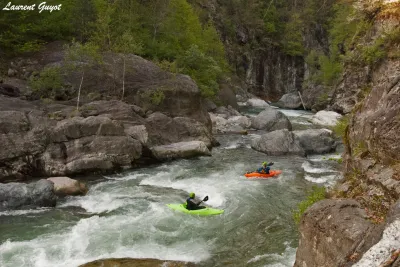 Ambiance dans la gorge.