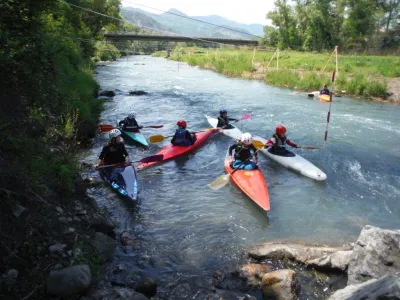 club d'Embrun à l'entrainement