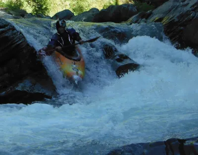 Seuil au début de la gorge
