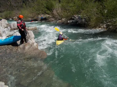 Vers la sortie du passage 3 du parcours.