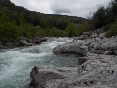 Le Gour Bleu (Classe 3+) en patrouille.