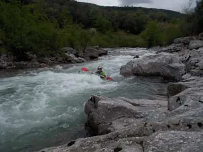En plein dans le Gour Bleu (Classe 3+).