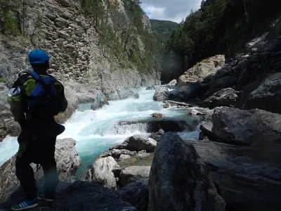 Dans la combe de l'Ange Gardien