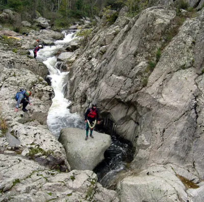 Vue d'ensemble du 1er enchainement.
Photo de Charles Giraud