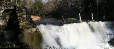Arrivé ici (barrage qui précède La Forge), vous ne serez qu'à mi-parcours, et vous n'aurez pas fait le plus dur !