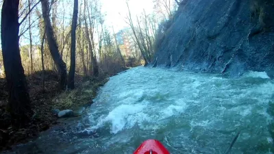Départ derrière théâtre