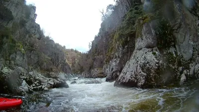 petit passage au milieu des gorges