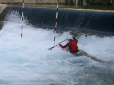 la chute par faible niveau d'eau