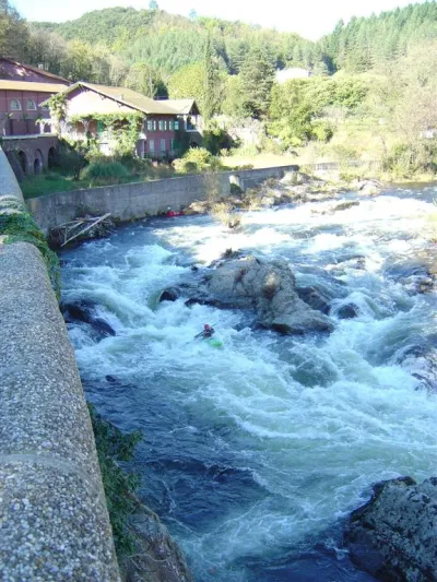 Rapide du pestrin à plus de 20 m3/s